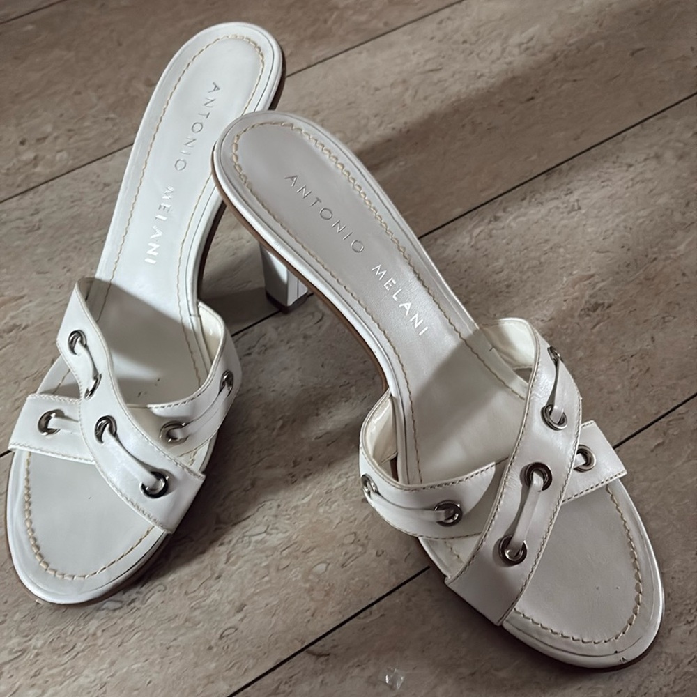 ANTONIO MELANI  high heeled slide.